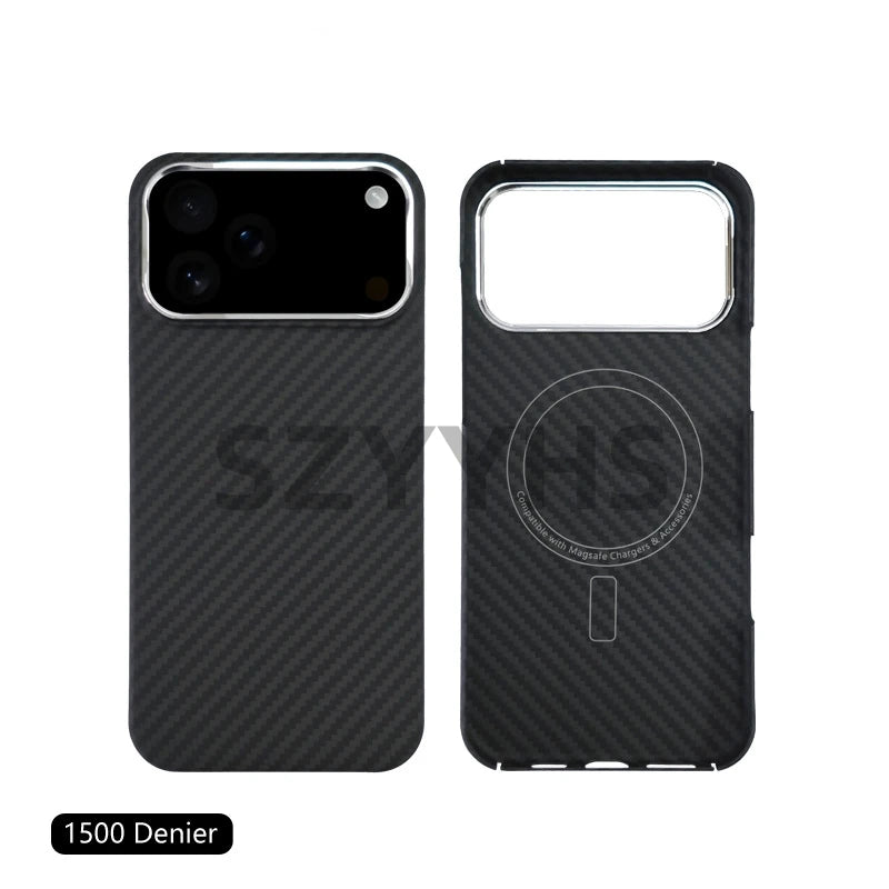 Magsafe Carbon Aramid Hülle für iPhone 17 Pro Max