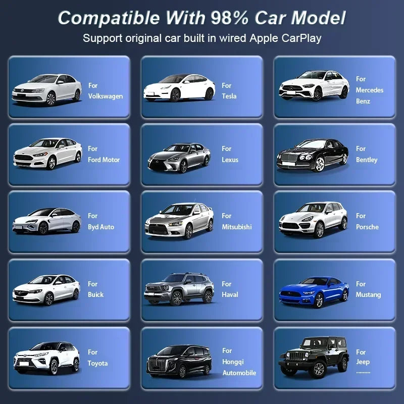 Kabel zu Wireless CarPlay Adapter 2in1