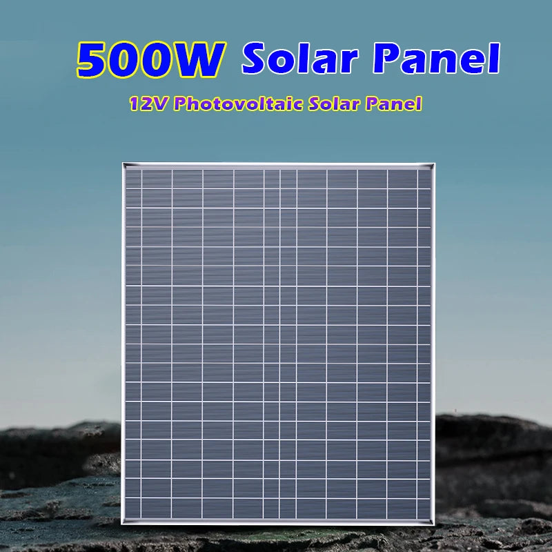 500W Solar-Powerbank Kit mit 12V/18V Panel
