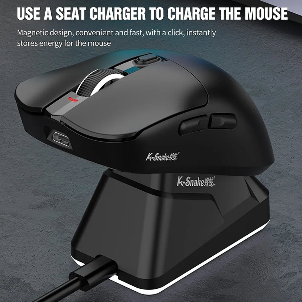 Kabellose Gaming-Maus mit RGB und 12000 DPI