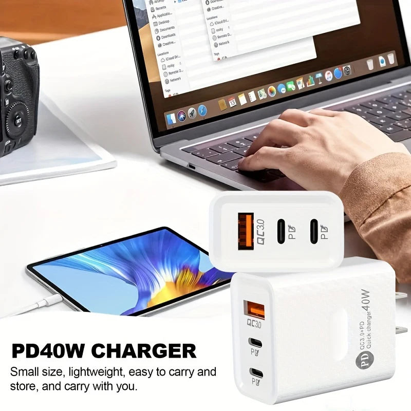 Fast Charging USB-C Wall Charger 2PCS