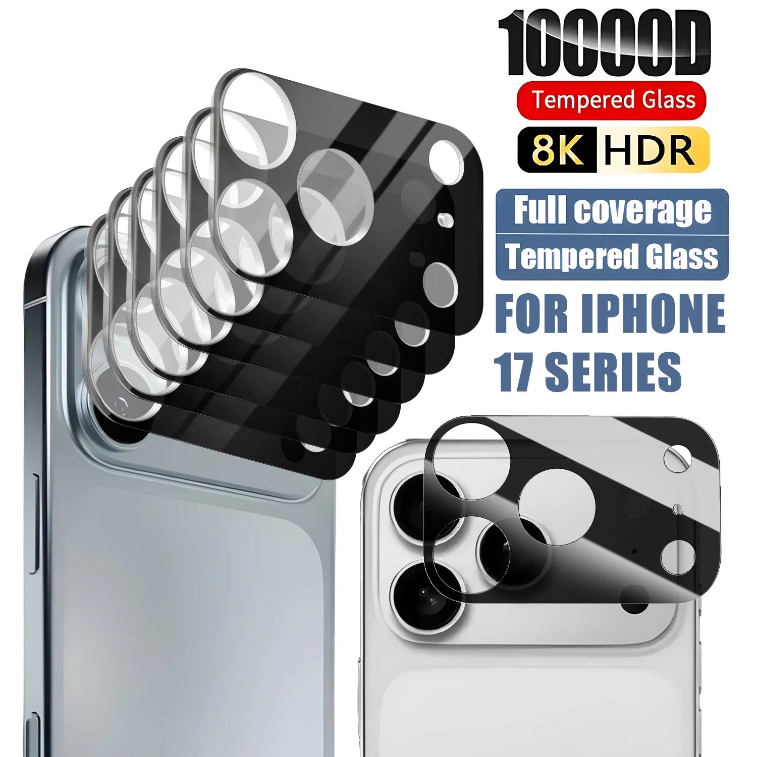 Camera lens protector glass for iPhone 17 series
