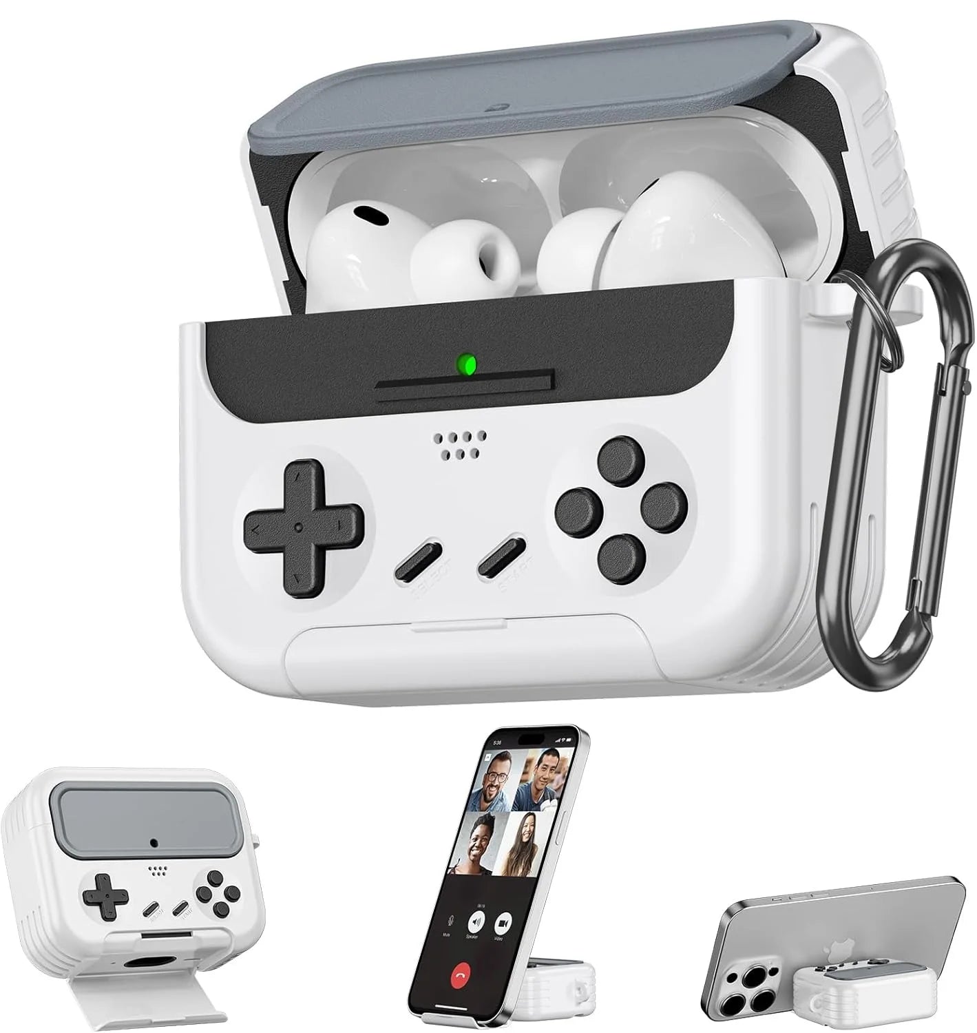 Hülle für AirPods Pro 3 (2025) mit Halterung & Schutz