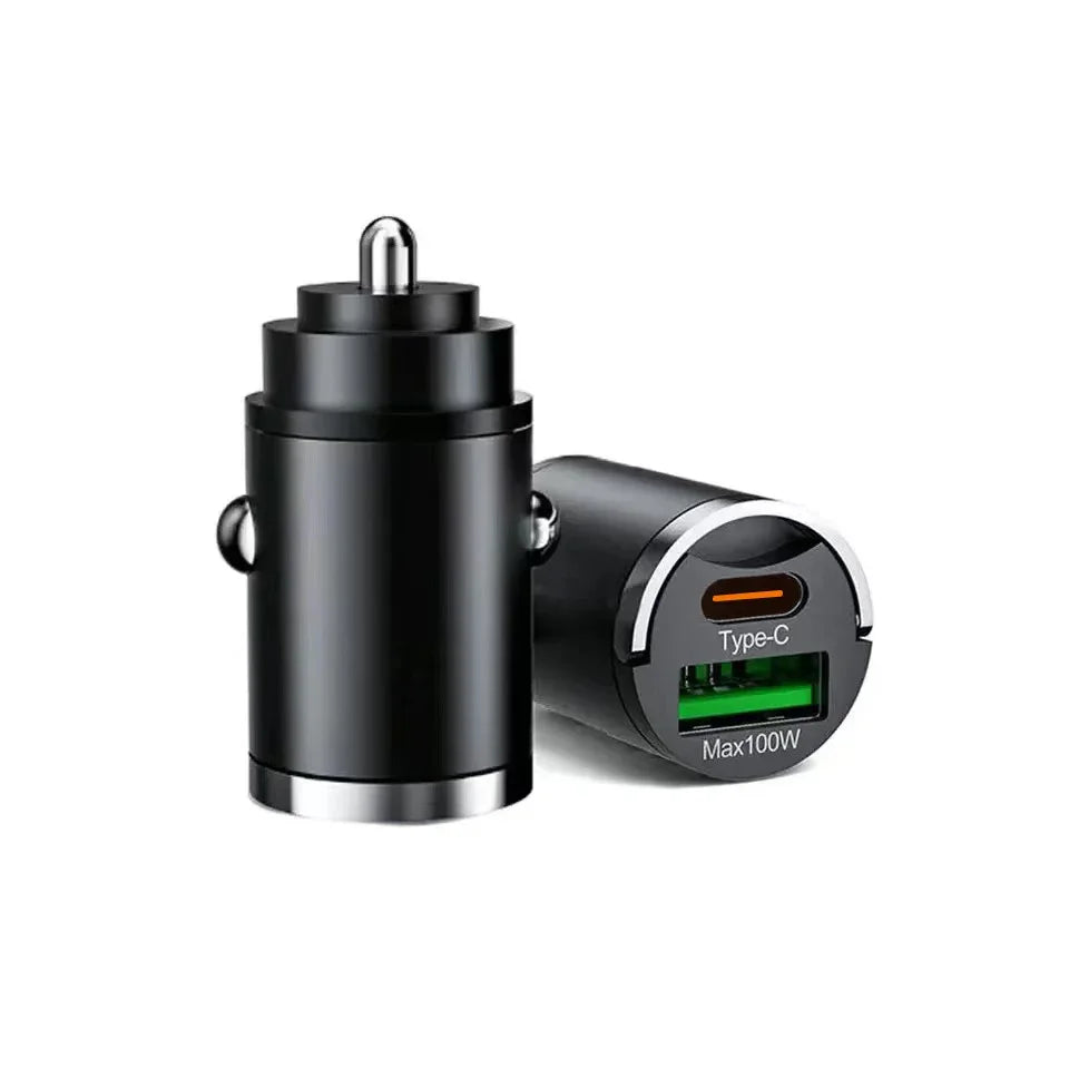 100W USB-C Autoladegerät Schnellladung Typ C Adapter