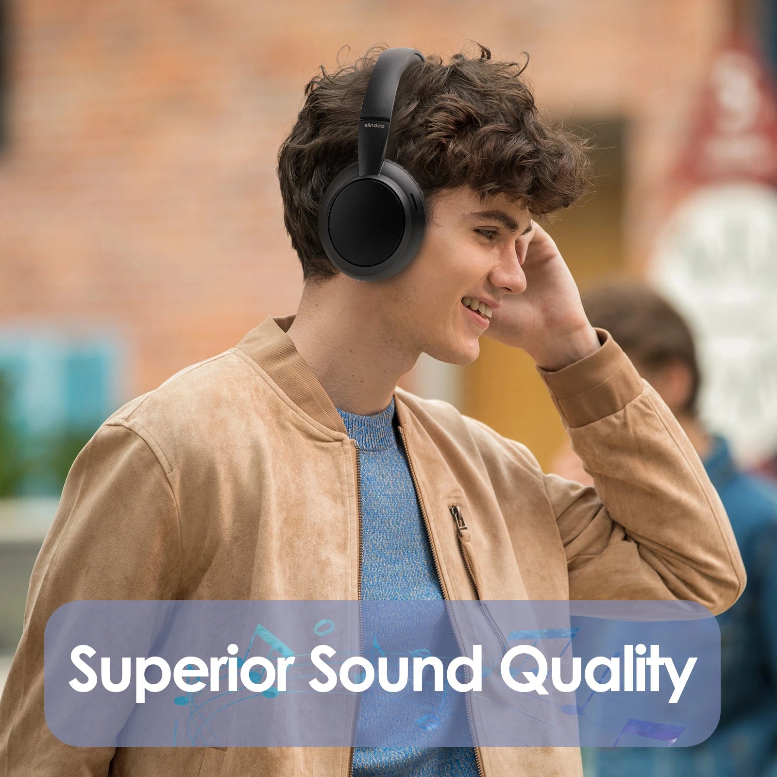 Siindoo JH-820 Faltbare Bluetooth-Kopfhörer