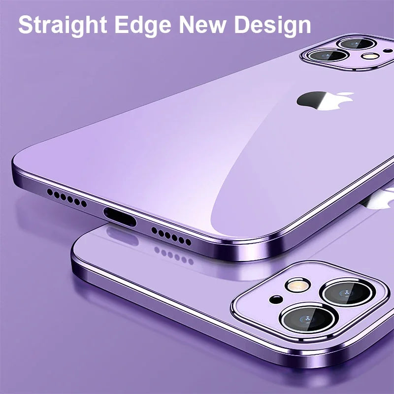 Weiche TPU Hülle mit Klarem Rücken für iPhone 17