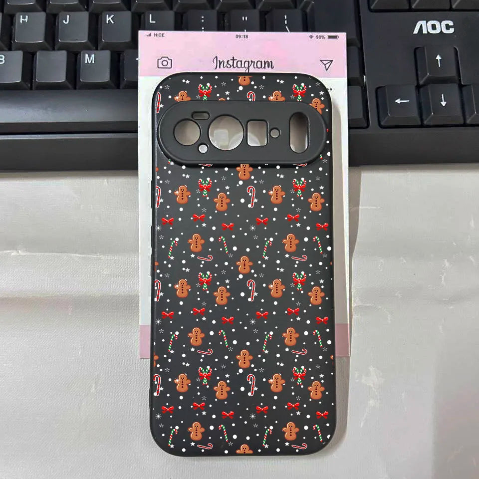 Süße Winter Schneeflocken Handyhülle für Google Pixel 10 9 8