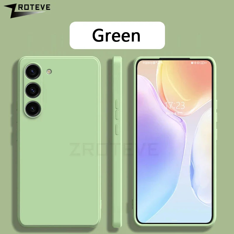 Weiche Silikonhülle für Samsung Galaxy S25 Modelle