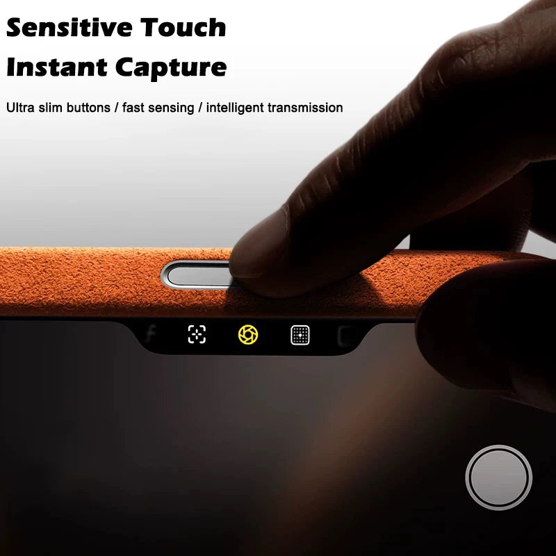 Premium Alcantara MagSafe Hülle für iPhone 17
