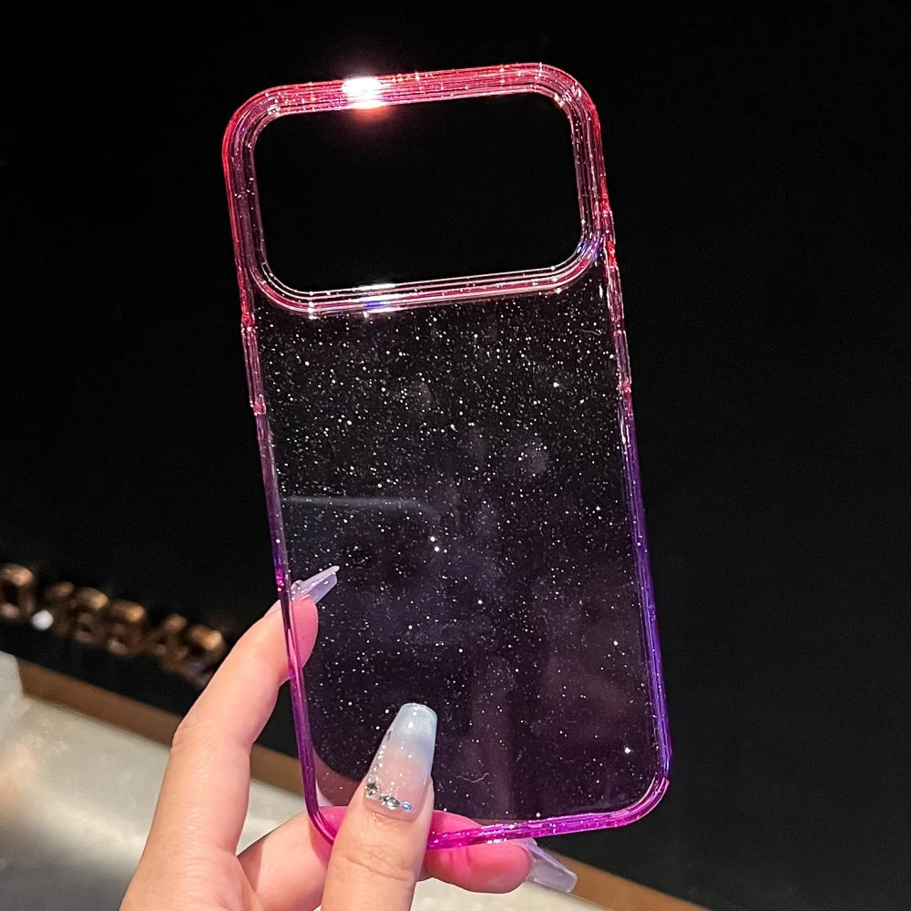 Glitzer Gradient Hartcase für iPhone 17 Pro Max