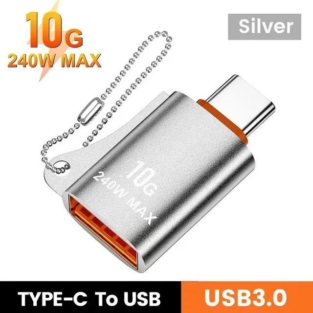 USB-zu-Typ-C Adapter 10A OTG Konverter