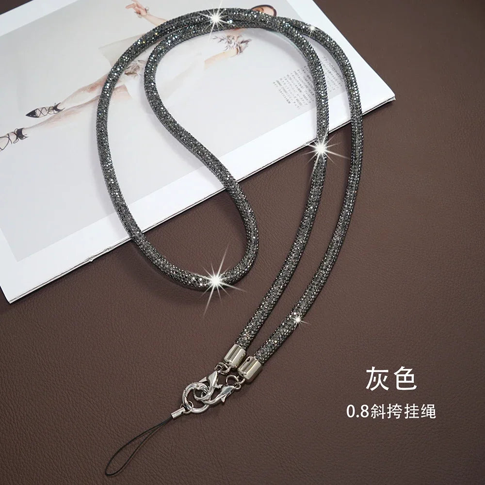 Handyhüllen Lanyard mit Strass – Crossbody Trageriemen
