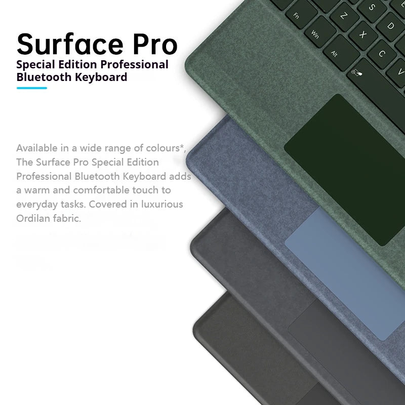 Surface Pro Tastatur 2025 mit Touchpad & Beleuchtung