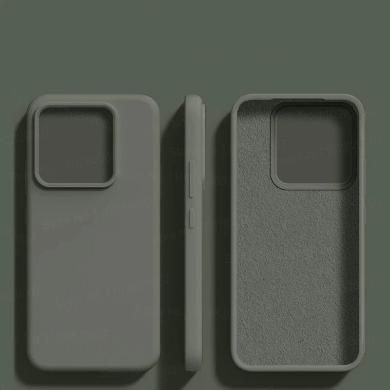 Luxus Flüssigsilikon Hülle für Xiaomi & Redmi