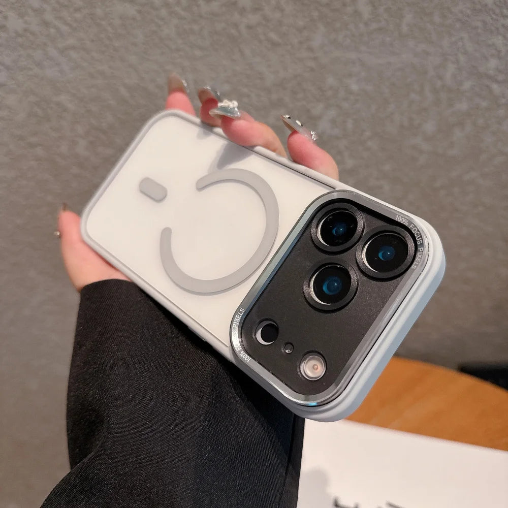 MagSafe transparente Hart-Acryl-Hülle für iPhone 17 Pro Max