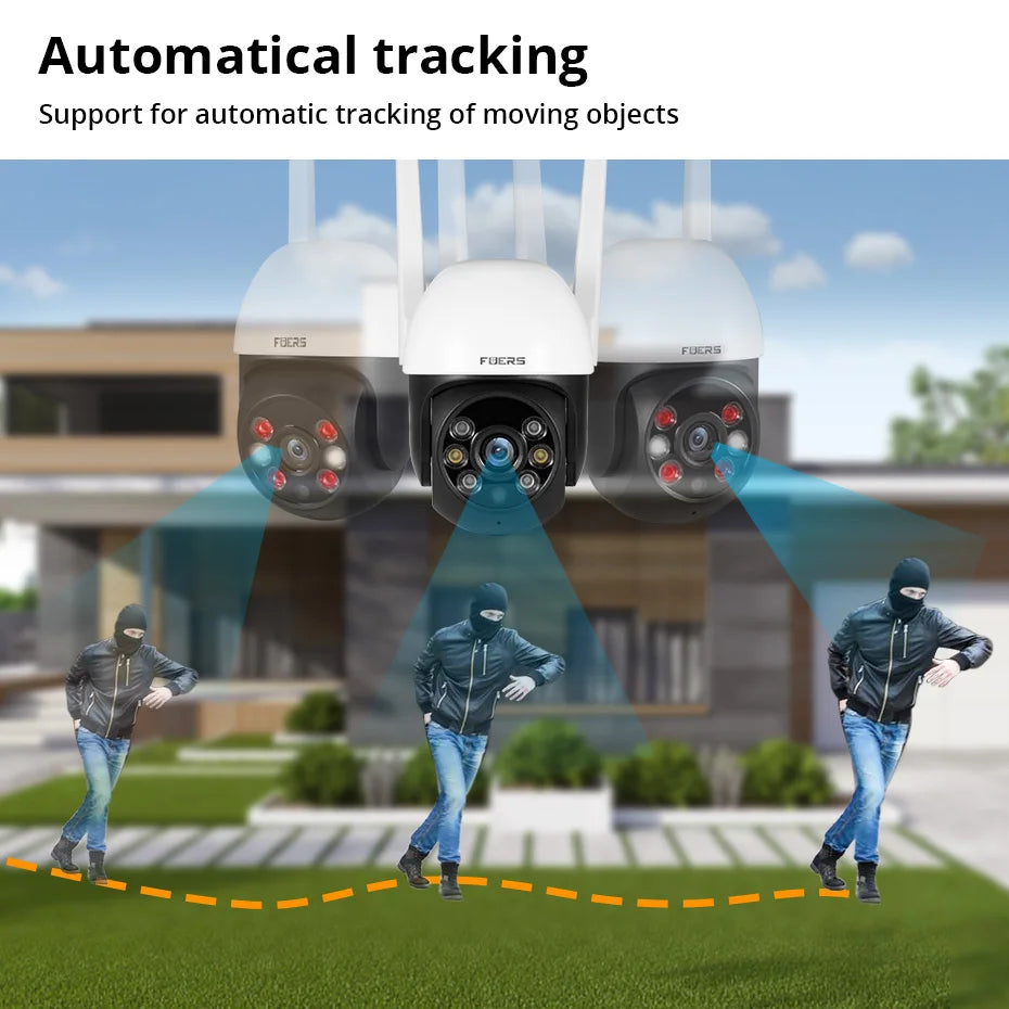 Fuers 8MP 4K Tuya WLAN IP Sicherheitskamera