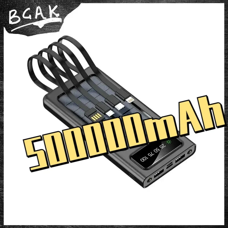 500000mAh Solar Powerbank Große Kapazität Outdoor