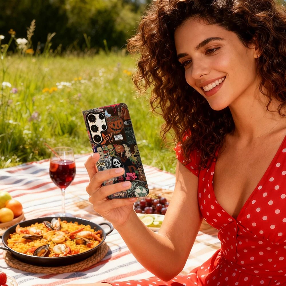 Halloween Horror Phone Case for Galaxy S25 S24 S23