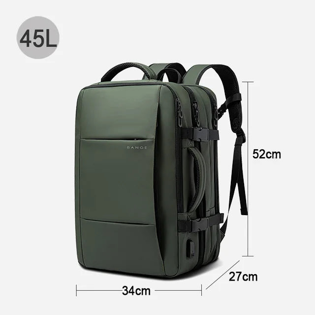 BANGE Herren Rucksack 17,3 Zoll Wasserdicht