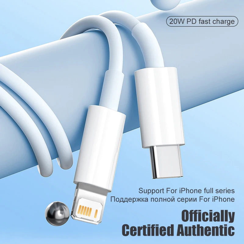PD 30W USB-C Kabel für iPhone 16–11