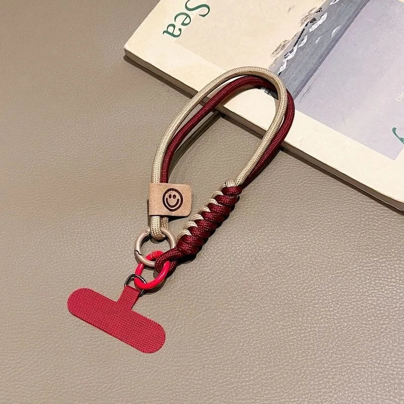 Britisches Stil Lanyard kurz & bunt geflochten