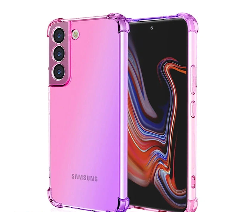 Gradient TPU Airbag Hülle für Samsung Galaxy S25