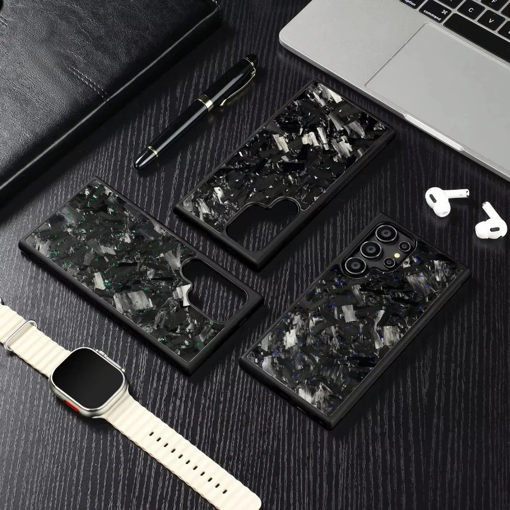 Magnetische Carbon Fiber Hülle für Samsung S25