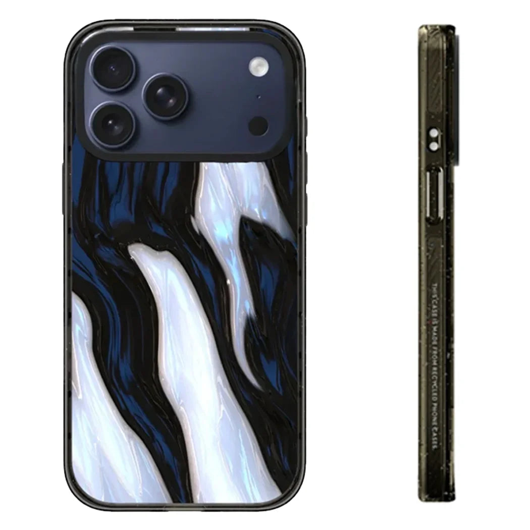 Leopard Snake 2.0 Magnethülle iPhone Acryl Schwarz