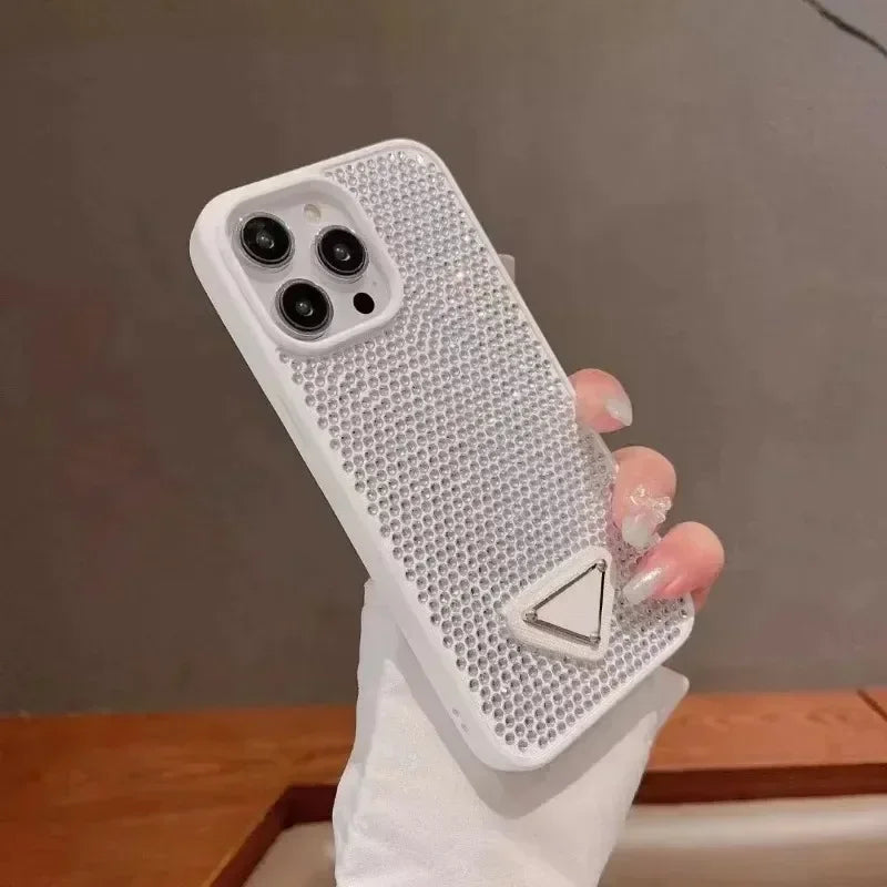 Luxus Zirkon Makronen Handyhülle für iPhone 16–11