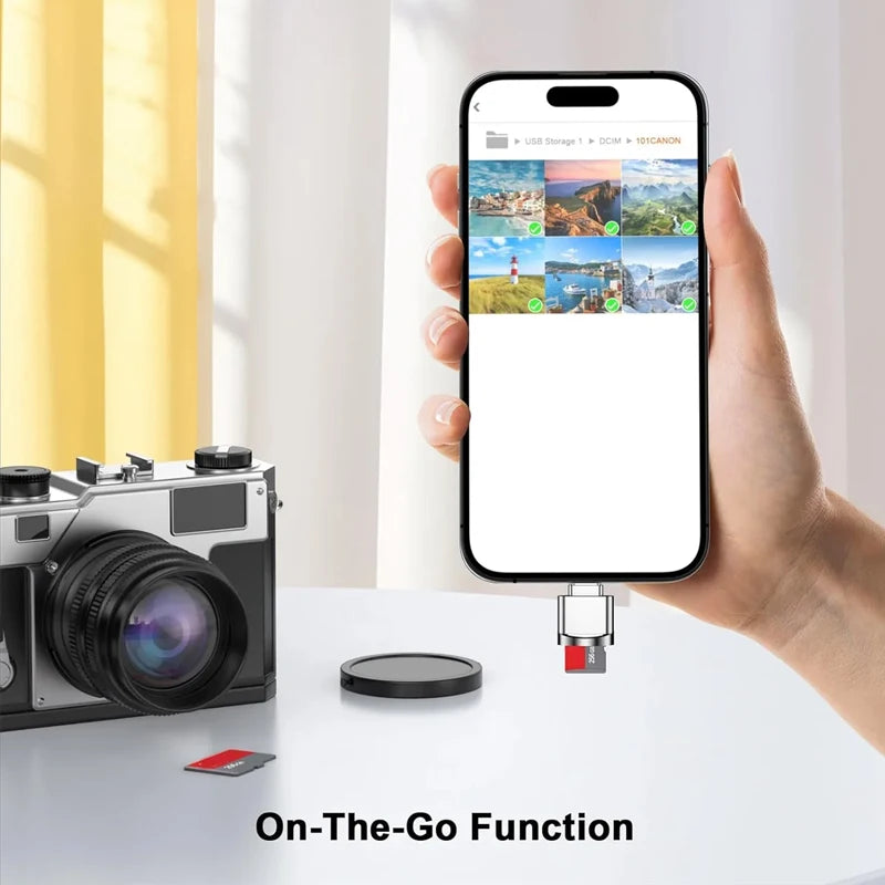 Mini USB 3.1 Lightning SD TF Kartenleser Adapter