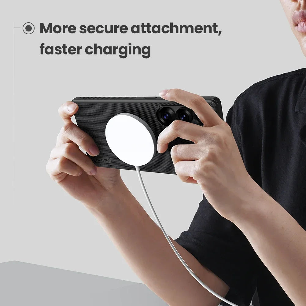 Magnetische Schutzhülle Frosted für Galaxy S25 Ultra