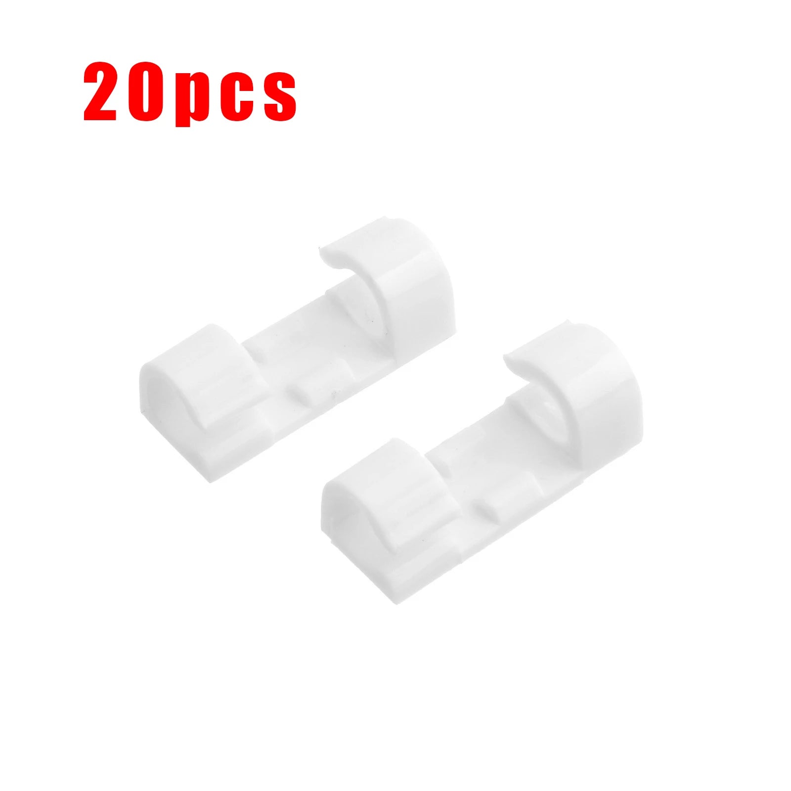 Self-adhesive cable clips for cable organization & office