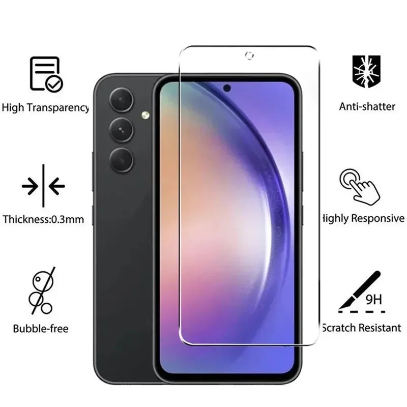 5 Stück Panzerglas für Samsung Galaxy A/M Serie