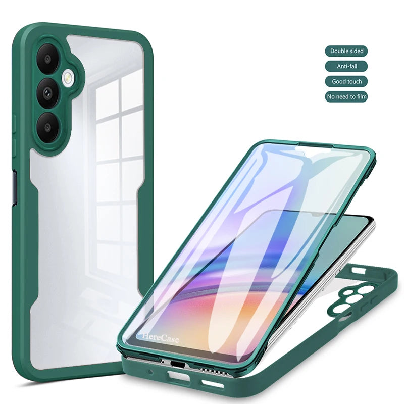 Coque 360° avec protection d'écran pour Galaxy série A