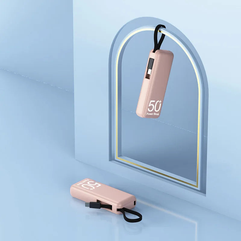 5000mAh Tragbare Powerbank mit Kabel