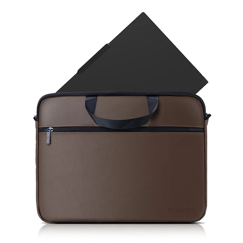 15-Zoll Leder Laptop Tasche wasserdicht, MacBook Hülle