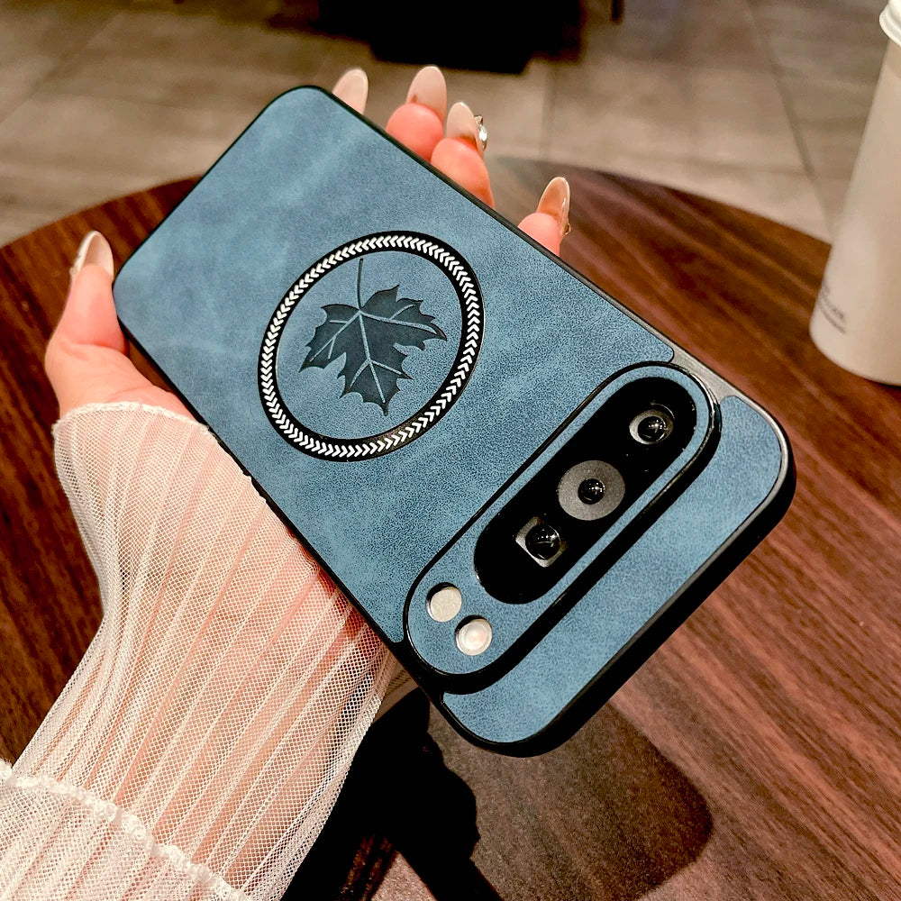 Luxus Kunstleder Hülle Pixel 9 8 Pro XL