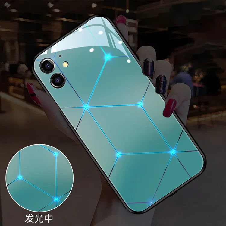 Luxuriöse LED-Hülle für Samsung Galaxy S25