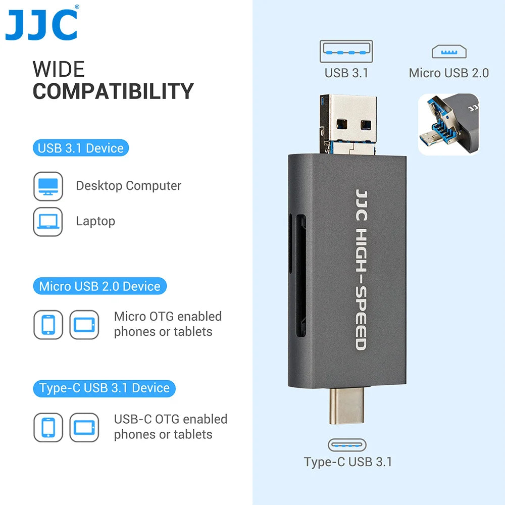 SD Micro SD Kartenleser USB 3.1 Typ-C Adapter