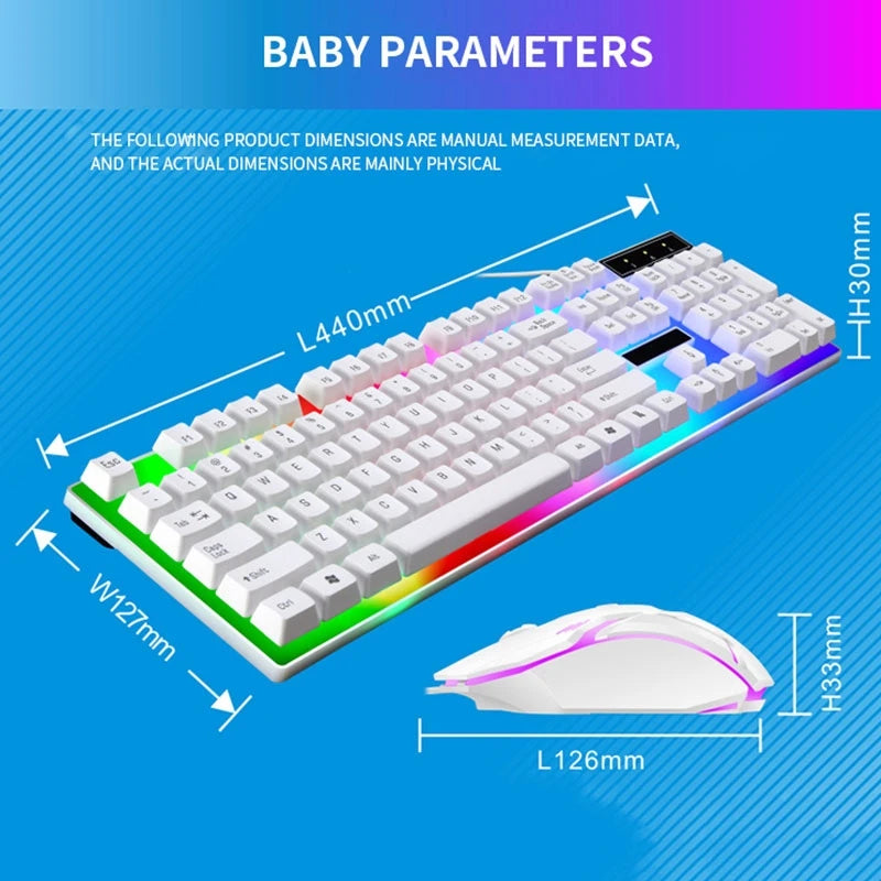 RGB Gaming Tastatur & Maus Set