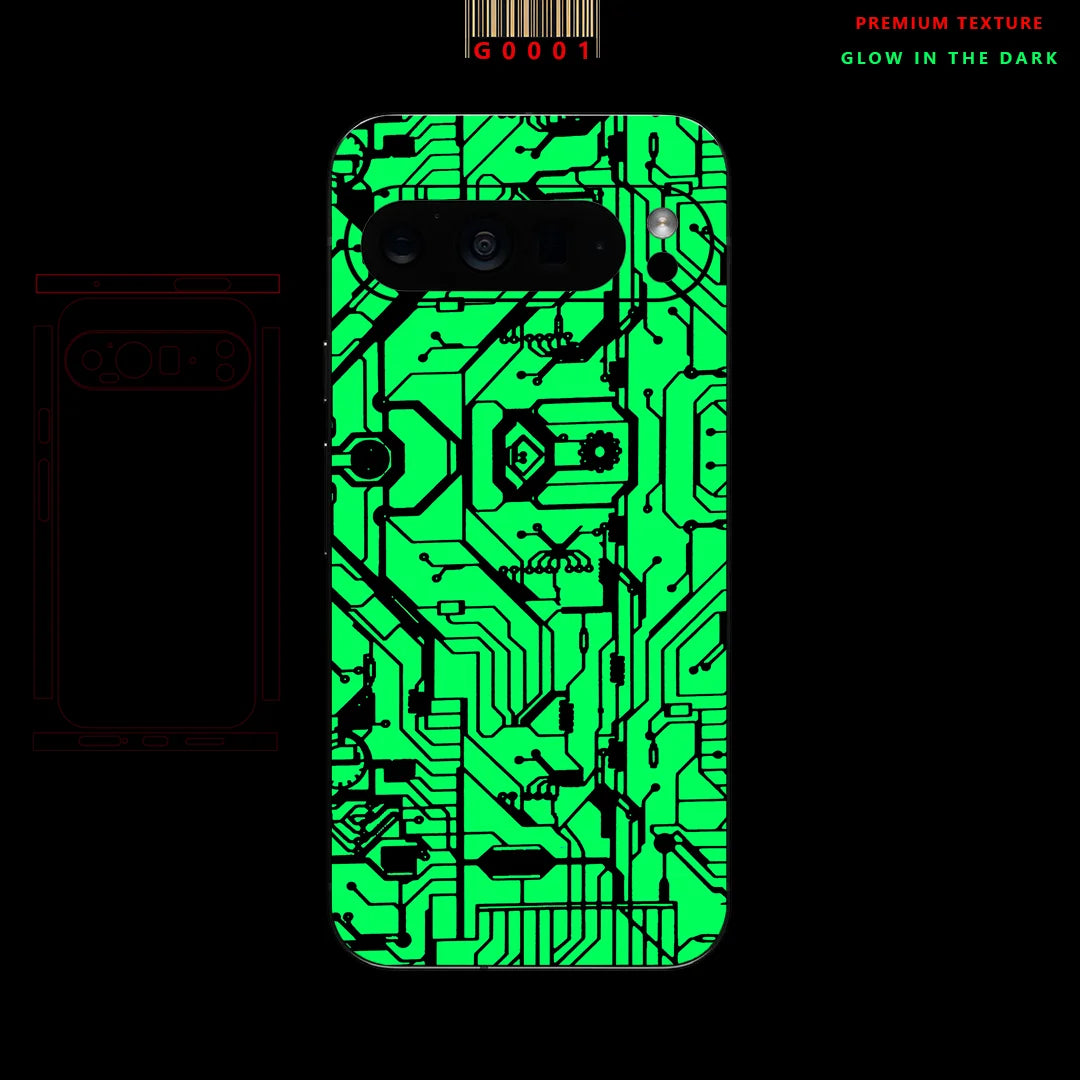 Leuchtende Rückseitenfolie für Pixel 9 Pro
