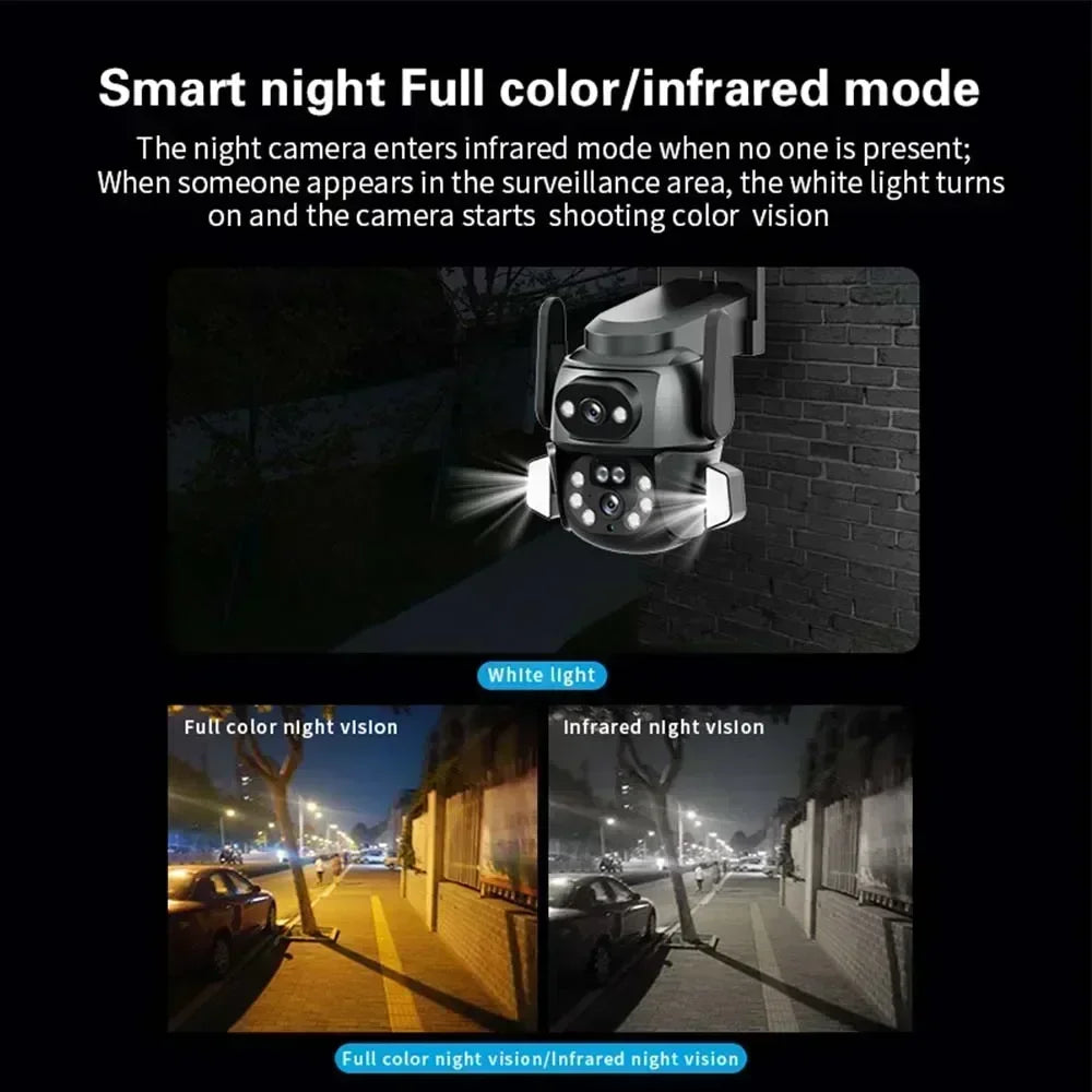 4K 8MP WIFI Kamera mit Dual Screen und KI Tracking