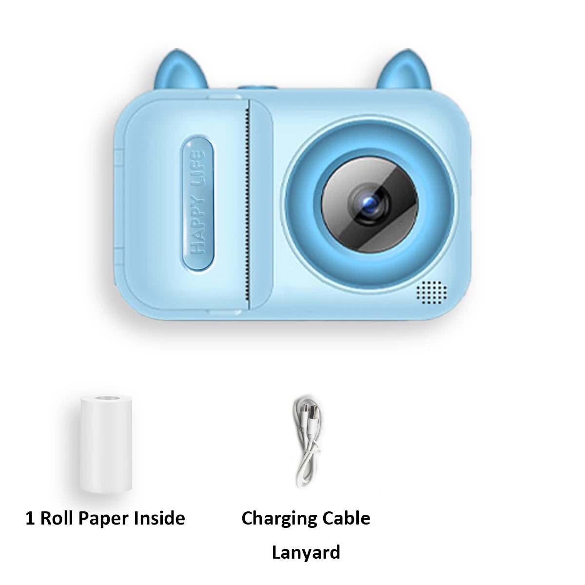 Kinderkamera Sofortdruck 1080P Mini HD Spielzeug