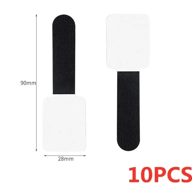 Wiederverwendbare Klett Kabelbinder und Organizer Set