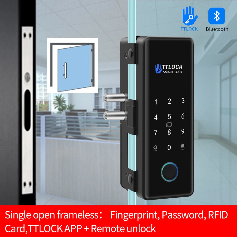 Smart Glas Türschloss mit TTLock App & G2 Gateway