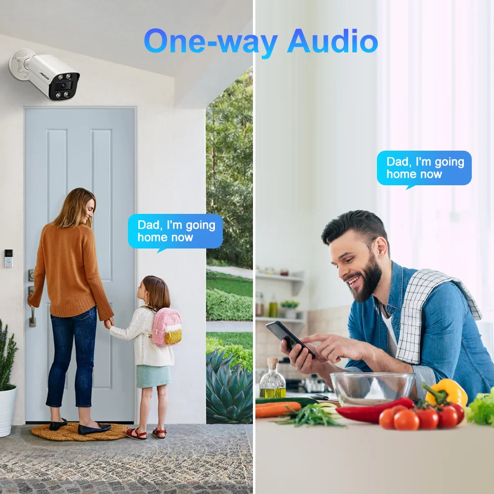 Neue 4K 8MP POE IP Kamera Outdoor Audio