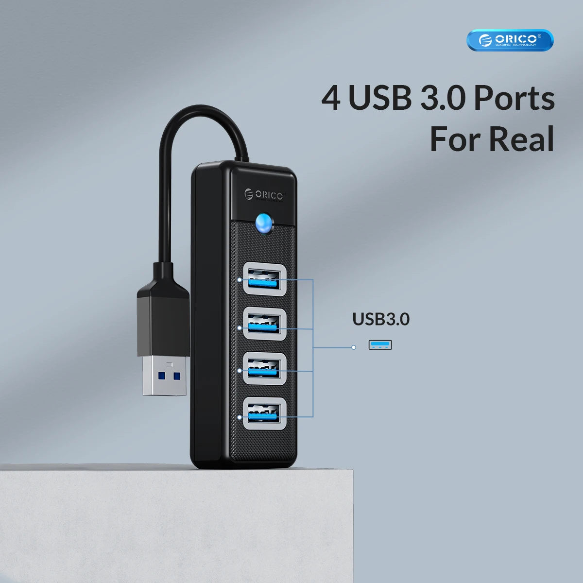 ORICO USB 3.0 HUB 4 Ports Mini OTG Adapter