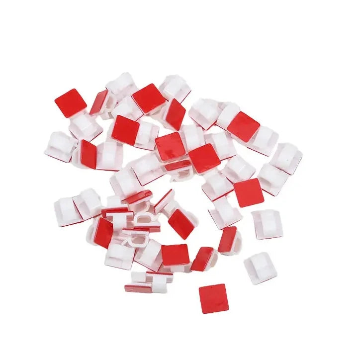 Selbstklebende Kabelclips 50 Stück Organizer