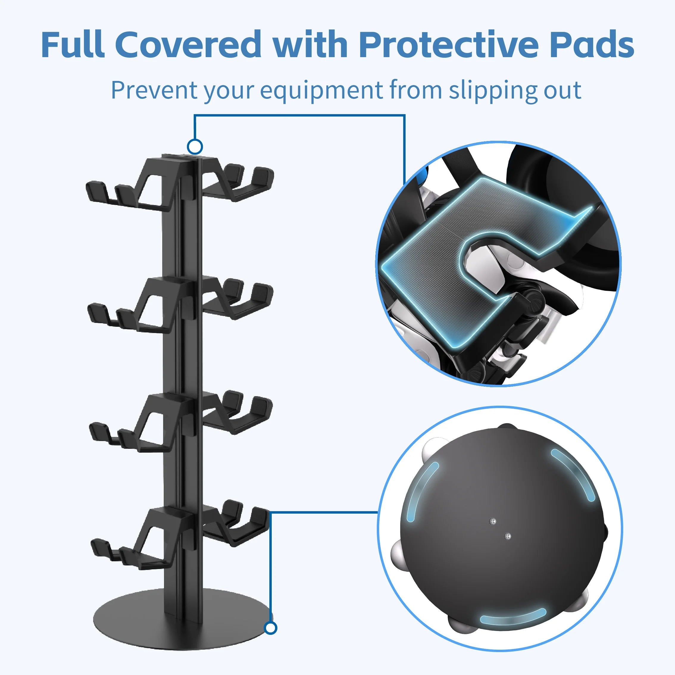 Universal Controller & Headset Holder Aluminum
