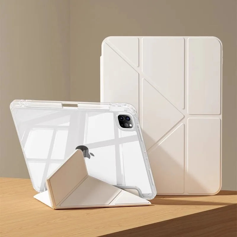 Smart case with pen holder for iPad models